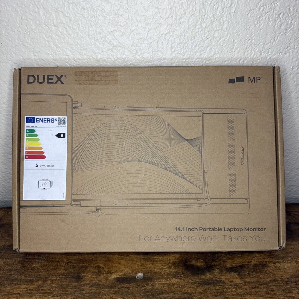 Mobile Pixels DUEX Max DS 14.1” Portable Laptop Monitor Open Box Tested